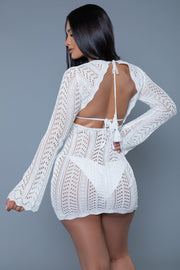 Clingy Kinsley Crochet Mini Dress